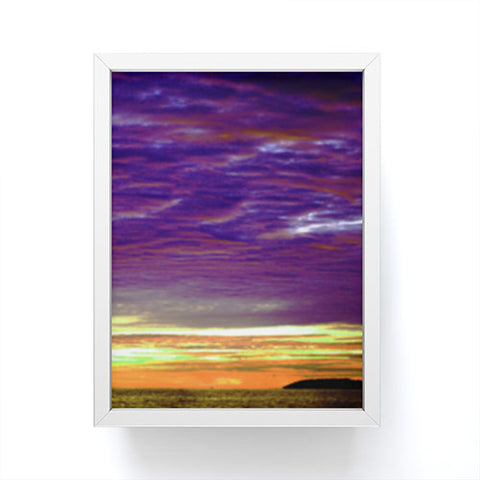 Amy Sia Island Sunset 3 Framed Mini Art Print