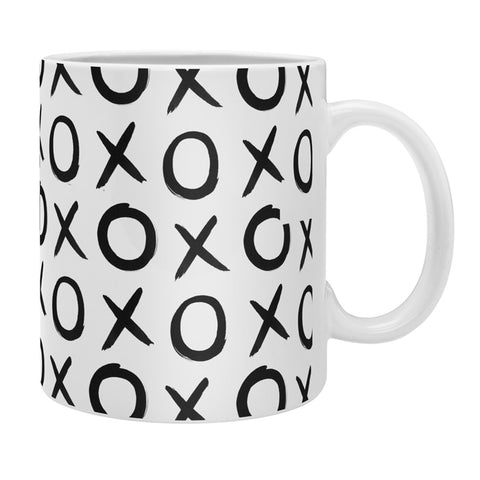 Amy Sia Love XO Black and White Coffee Mug