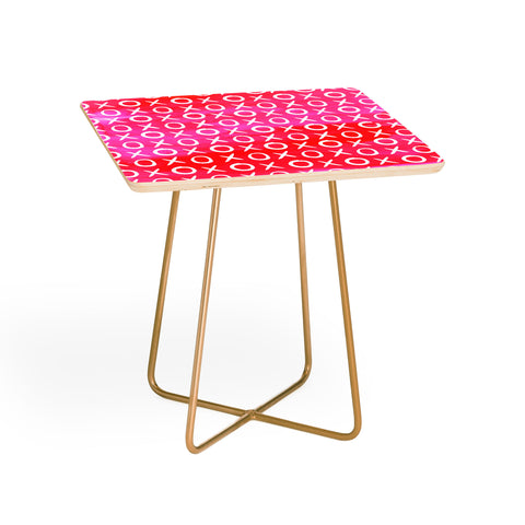 Amy Sia Love XO Pink Side Table