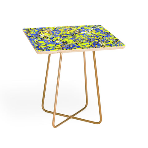 Amy Sia Marble Bubble Blue Yellow Side Table