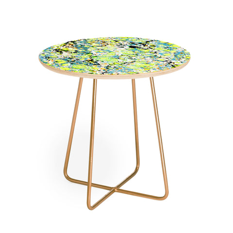 Amy Sia Marble Bubble Neon Round Side Table