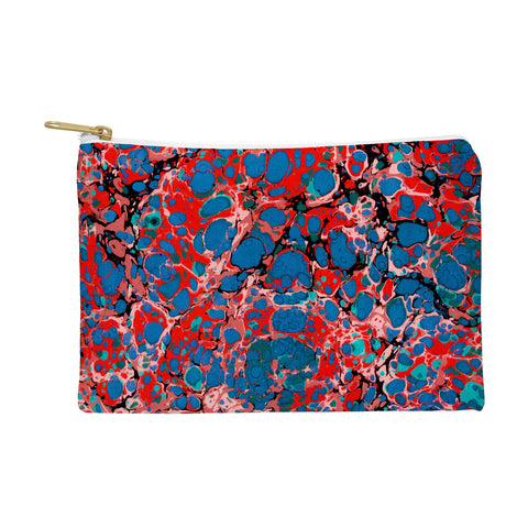 Amy Sia Marble Bubble Red Pouch