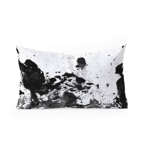 Amy Sia Marble Inversion III Oblong Throw Pillow