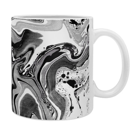 Amy Sia Marble Monochrome Black Coffee Mug