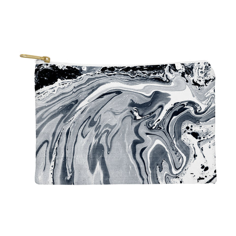 Amy Sia Marble Navy Pouch