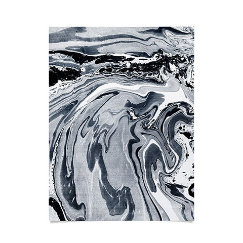 Amy Sia Marble Navy Poster