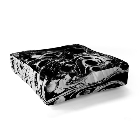 Amy Sia Marble Reverse Floor Pillow Square