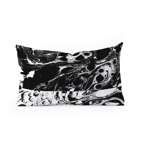 Amy Sia Marble Reverse Oblong Throw Pillow