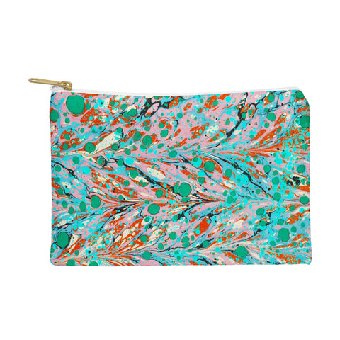 Amy Sia Marbled Illusion Green Pouch