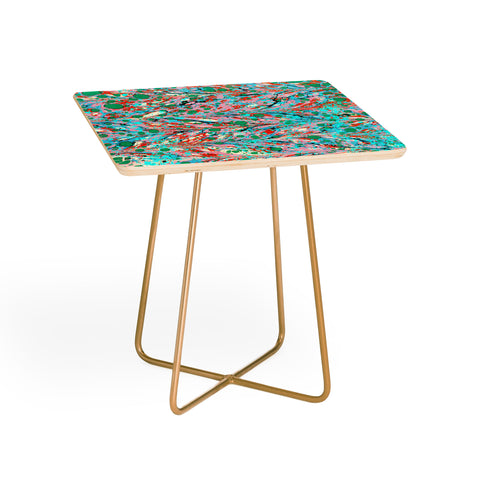Amy Sia Marbled Illusion Green Side Table
