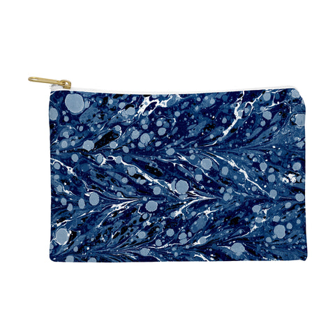 Amy Sia Marbled Illusion Navy Pouch