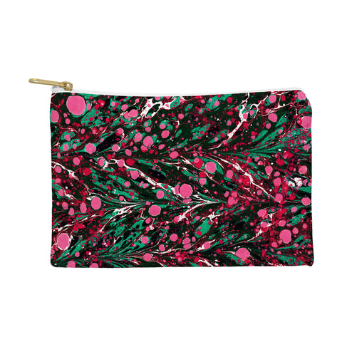 Amy Sia Marbled Illusion Pink Pouch