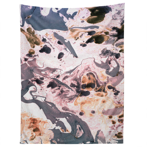 Amy Sia Marbled Terrain Rose Pink Tapestry