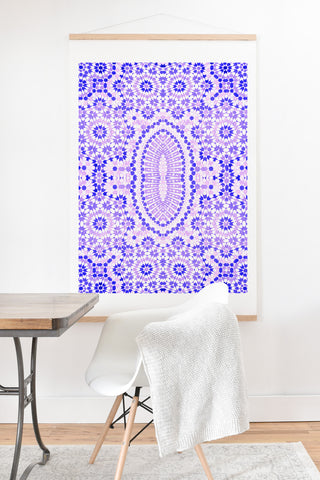 Amy Sia Morocco Purple Art Print And Hanger