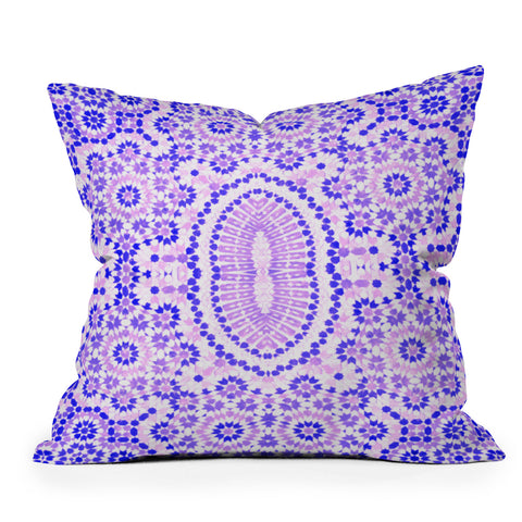 Amy Sia Morocco Purple Throw Pillow
