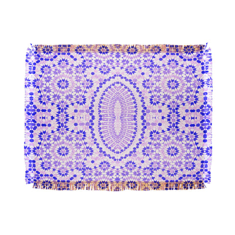 Amy Sia Morocco Purple Throw Blanket