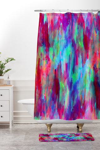 Amy Sia Moving Sunsets Shower Curtain And Mat