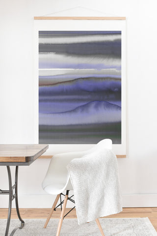 Amy Sia Mystic Dream Deep Blue Art Print And Hanger