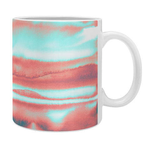Amy Sia Neon Stripe Orange Coffee Mug