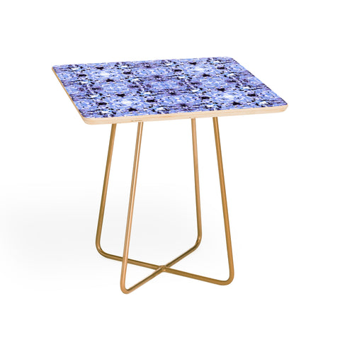 Amy Sia New York Geo Blue Side Table