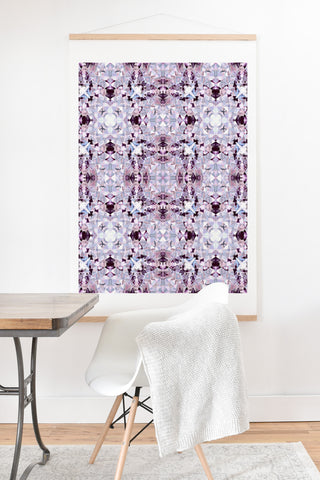 Amy Sia New York Geo Purple Art Print And Hanger