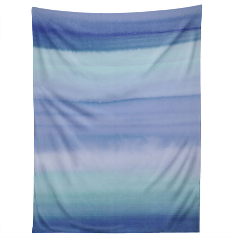 Amy Sia Ombre Watercolor Blue Tapestry
