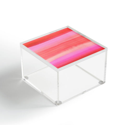 Amy Sia Ombre Watercolor Pink Acrylic Box
