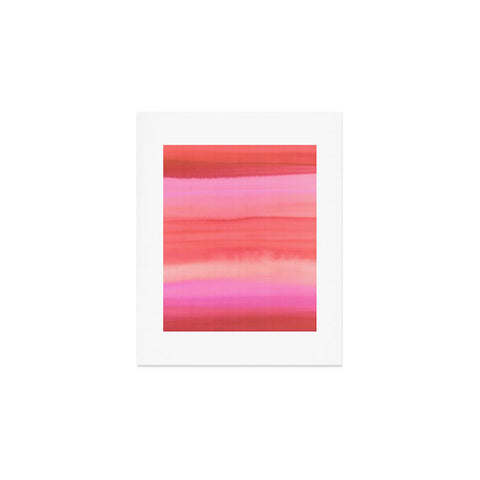 Amy Sia Ombre Watercolor Pink Art Print