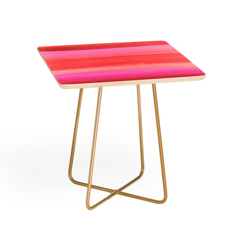 Amy Sia Ombre Watercolor Pink Side Table