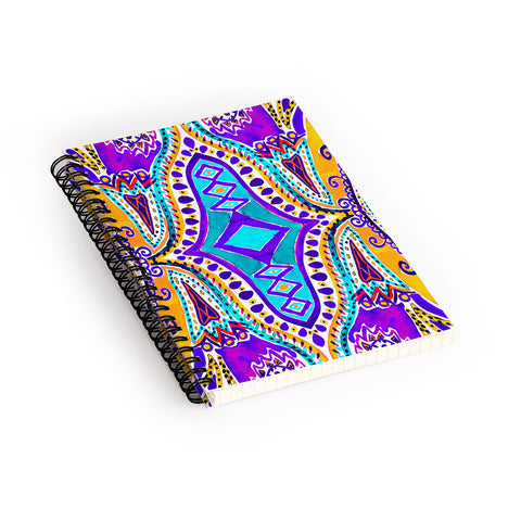 Amy Sia Paisley Purple Spiral Notebook