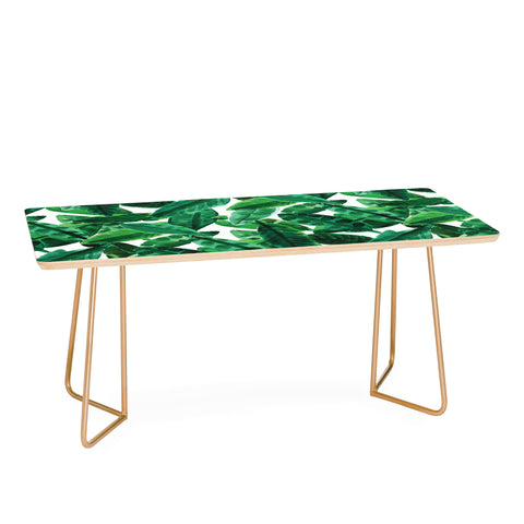 Amy Sia Palm Green Coffee Table