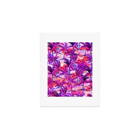 Amy Sia Palm Tree Purple Art Print