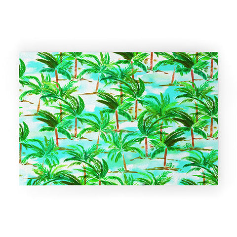 Amy Sia Palm Tree Welcome Mat