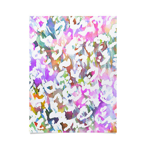 Amy Sia Pastel Leopard Poster