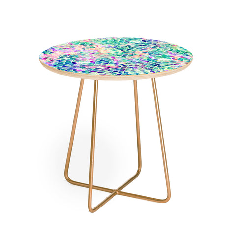 Amy Sia Pastel Triangle Round Side Table