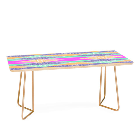 Amy Sia Pastel Tribal Coffee Table