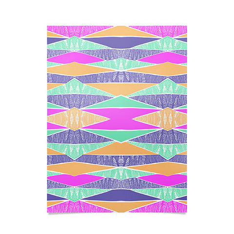 Amy Sia Pastel Tribal Poster