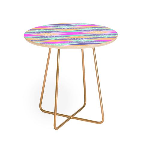 Amy Sia Pastel Tribal Round Side Table
