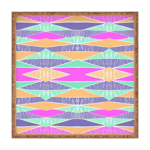 Amy Sia Pastel Tribal Square Tray