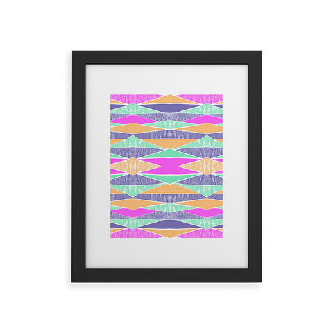 Amy Sia Pastel Tribal Framed Art Print