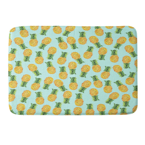 Amy Sia Pineapple Fruit Memory Foam Bath Mat