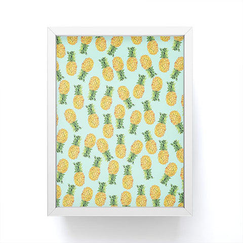Amy Sia Pineapple Fruit Framed Mini Art Print