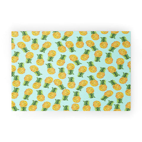 Amy Sia Pineapple Fruit Welcome Mat