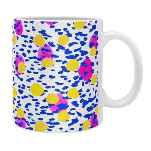 Amy Sia Polka Dot Blue Coffee Mug