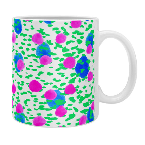 Amy Sia Polka Dot Green Coffee Mug