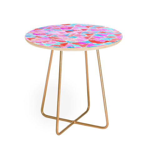 Amy Sia Scribbles Round Side Table