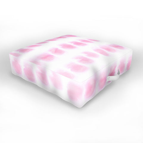 Amy Sia Smudge Pink Outdoor Floor Cushion