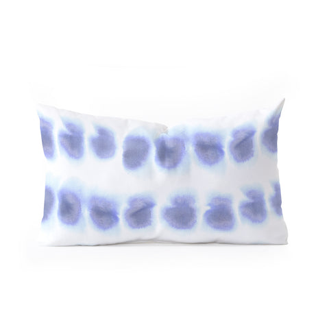 Amy Sia Smudge Purple Oblong Throw Pillow