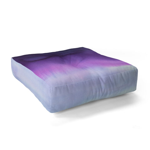 Amy Sia Squall Purple Floor Pillow Square