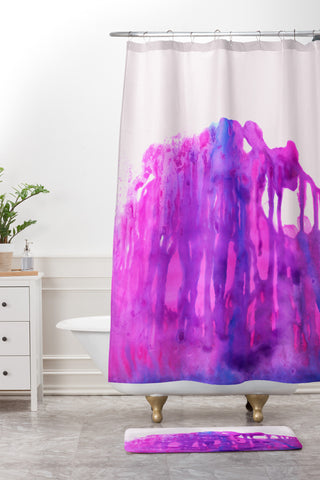 Amy Sia Storm Shower Curtain And Mat
